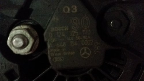 Alternator Bosch pentru Mercedes C class 2,2cdi w202 cu codul 0 124 325 170