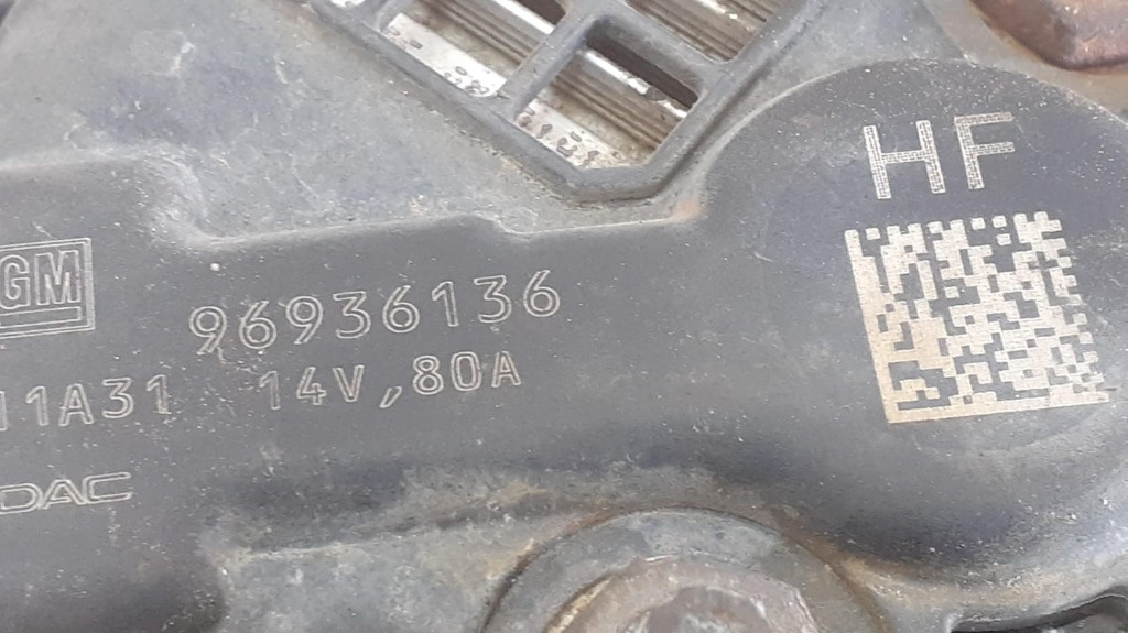 Alternator Chevrolet Aveo 1.2 b cod- 96936136 sh de vanzare cu garantie ...