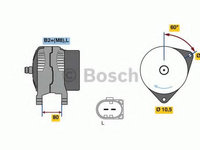 Alternator CITROËN RELAY Van (2006 - 2016) Bosch 0 986 049 950