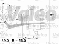 Alternator CITROEN AX ZA- VALEO 436314