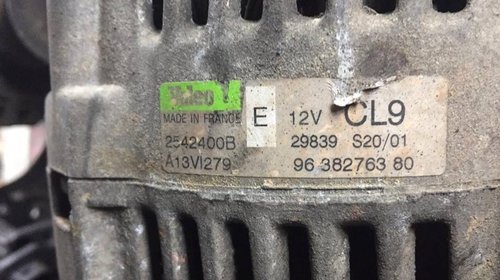 Alternator Citroen Berlingo 1.6 16v 9638276380