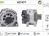 Alternator CITROEN BERLINGO caroserie B9 VALEO 437471