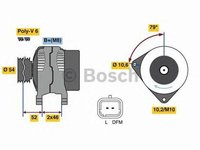 Alternator CITROEN C1 PM PN BOSCH 0986049700