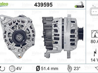 Alternator CITROEN C3 II VALEO 439595 PieseDeTop