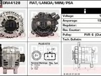 Alternator CITROEN C4 I LC DELCOREMY DRA4128