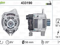 Alternator CITROEN C4 II B7 VALEO 433190