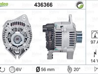 Alternator CITROEN C4 II B7 VALEO 436366