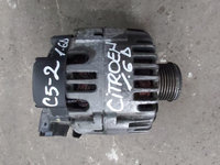 Alternator Citroen C5 / C4 / C3 / C8 / Peugeot 407 / 307 / 207 1.6 HDi ( 2001 - 2008 ) 9646321780