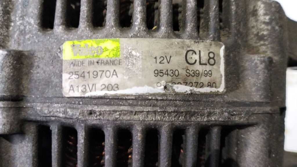 Alternator CITROEN Jumpy I MPV 1.9 D 69 