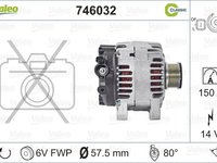 Alternator CITROEN JUMPY platou sasiu BU BV BW BX VALEO 746032