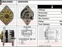 Alternator DAEWOO CIELO limuzina KLETN DELCOREMY DRA3589