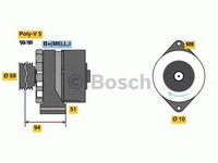 Alternator DAEWOO ESPERO KLEJ BOSCH 0986080760