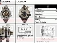Alternator DAEWOO NUBIRA Wagon KLAN DELCOREMY DRA3637