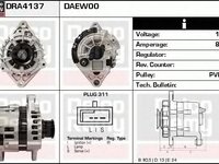 Alternator DAEWOO NUBIRA Wagon KLAN DELCOREMY DRA4137