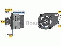 Alternator FIAT 500 C 312 BOSCH 0986080560