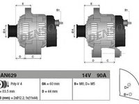 Alternator FIAT BRAVO I 182 DENSO DAN629