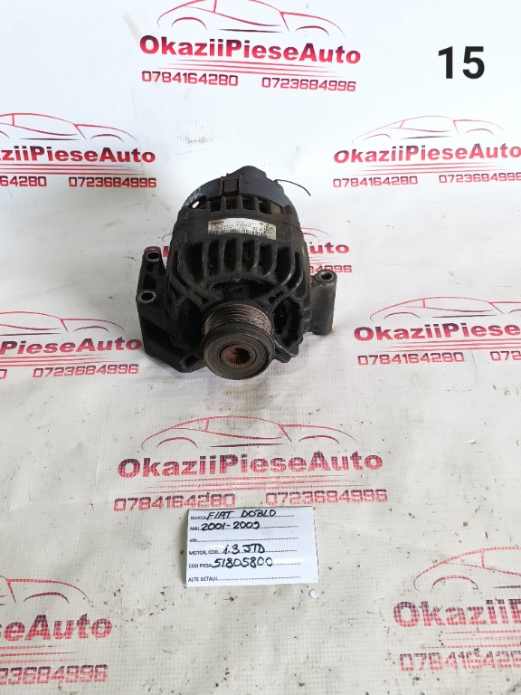 ALTERNATOR FIAT DOBLO 2001-2009 1.3 JTD 51805800