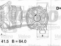 Alternator FIAT DOBLO Cargo (223) (2000 - 2016) VALEO 437475