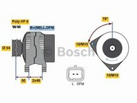 Alternator FIAT DUCATO platou / sasiu (244) (2002 - 2016) Bosch 0 986 080 190