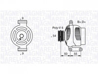 Alternator Fiat IDEA 2003-2016 #2 063358061010