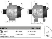 Alternator FIAT LINEA 323 DENSO DAN1004