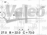 Alternator FIAT TIPO 160 VALEO 436242