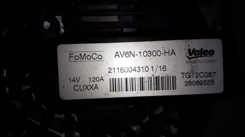 Alternator Ford AV6N-10300-HA