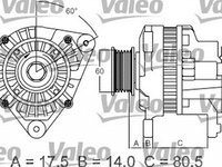 Alternator FORD ESCORT VII Cabriolet ALL VALEO 437427