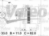 Alternator FORD ESCORT VII Cabriolet ALL VALEO 437378