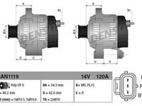 Alternator FORD FOCUS II DA DENSO DAN1119