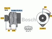 Alternator FORD FUSION JU BOSCH 0986049151