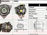 Alternator FORD TRANSIT caroserie E DELCOREMY DRA3655N