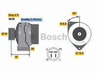 Alternator HONDA ACCORD IV Aerodeck CB BOSCH 0986045961