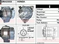 Alternator HONDA ACCORD IV CB DELCOREMY DRA3303