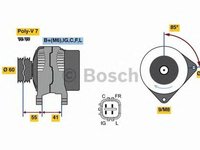 Alternator HONDA FR-V BE BOSCH 0986080730