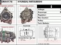 Alternator HYUNDAI GALLOPER II JK-01 DELCOREMY DRA4176