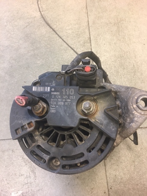 ALTERNATOR IVECO DAILY , COD 0124325053 , COD 504009977