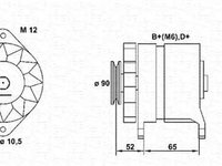Alternator IVECO DAILY II autobasculanta MAGNETI MARELLI 063321039010