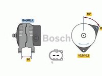 Alternator IVECO DAILY IV platou sasiu BOSCH 0986080060