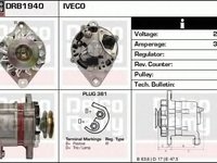 Alternator IVECO EuroTrakker DELCO REMY DRB1940