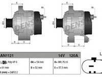 Alternator JEEP RENEGADE autoturism de teren inchis BU DENSO DAN1121