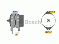 Alternator JEEP WRANGLER II TJ BOSCH 0986080630