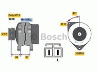 Alternator KIA CEE`D hatchback ED BOSCH 0986081060