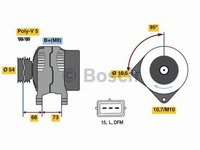 Alternator LAND ROVER FREELANDER LN BOSCH 0986049430