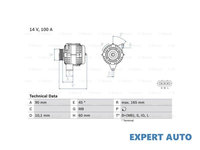 Alternator Lexus IS I (JCE1_, GXE1_) 1999-2005 #2 1012117370