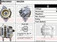 Alternator MAZDA BT-50 CD UN DELCOREMY DRA3863