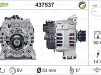 Alternator MERCEDES-BENZ B-CLASS W245 VALEO 437537