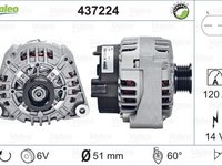 Alternator MERCEDES-BENZ CLK C209 VALEO 437224