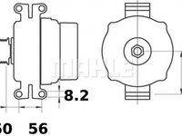 Alternator MERCEDES-BENZ E-CLASS combi S210 MAHLE ORIGINAL MG448
