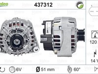 Alternator MERCEDES-BENZ E-CLASS T-Model S211 VALEO 437312